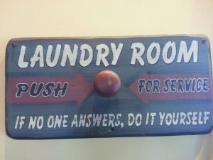 HAHA, a great sign that we need in our laundries!