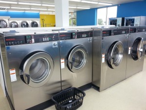 The Coin Operated Laundry has Credit Card Operated Equipment that Also Takes Coins. As You Can See, The Equipment is Large and Well Maintained.