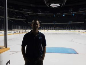 The Predators love our service! It is fun to get to go on the ice and in the locker rooms.