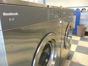 Pretty 80# washer extractors at Supercoin. Notice how modern and easy to use.